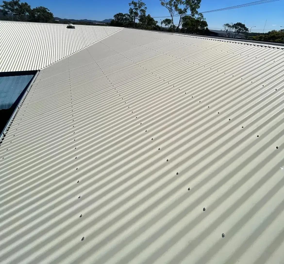 Roof soft wash, Gladstone, after